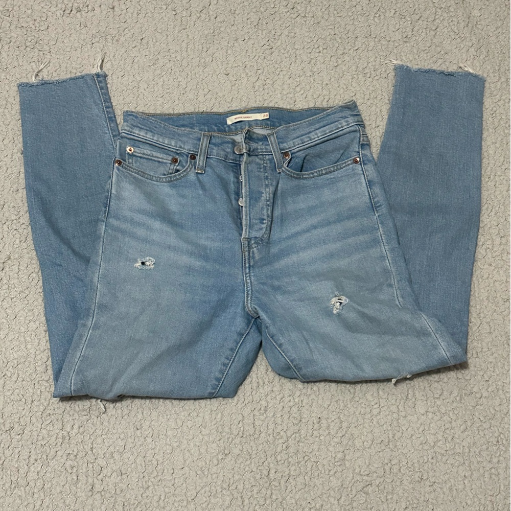 Levi's Light Blue Straight Leg Women's Jeans
